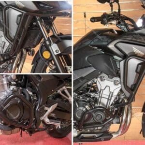 סט ברגים וחלקי הרכבה למגני מנוע קראש באר CB500X
